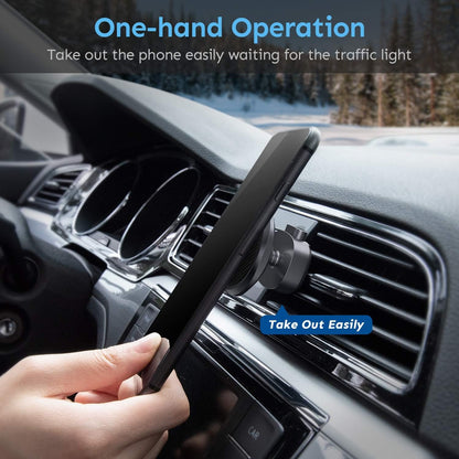 Magnetic Universal Car Phone Mount - Professional Cell Phone Holder for Most Smartphones